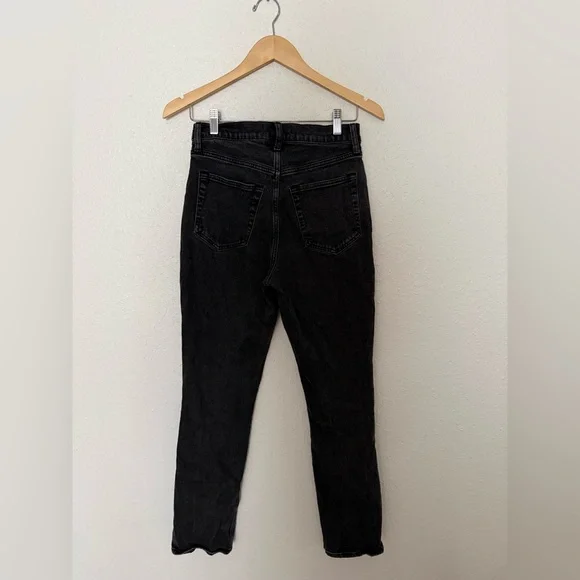 ABERCROMBIE The 90s Slim Straight Ultra High Rise Stretch Jeans Women’s Size 27 - Picture 4 of 9